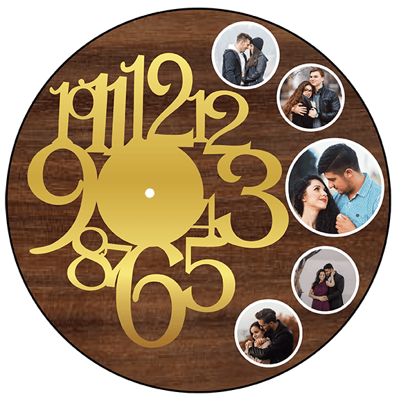 Wooden Wall Clock